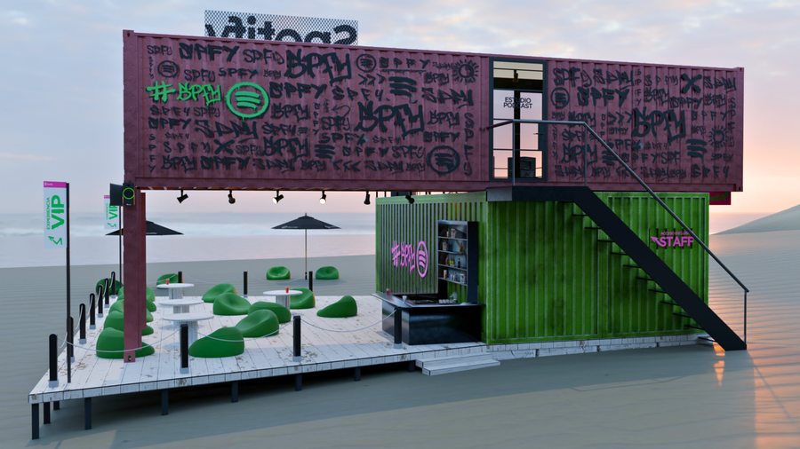 Stand exterior graffiti